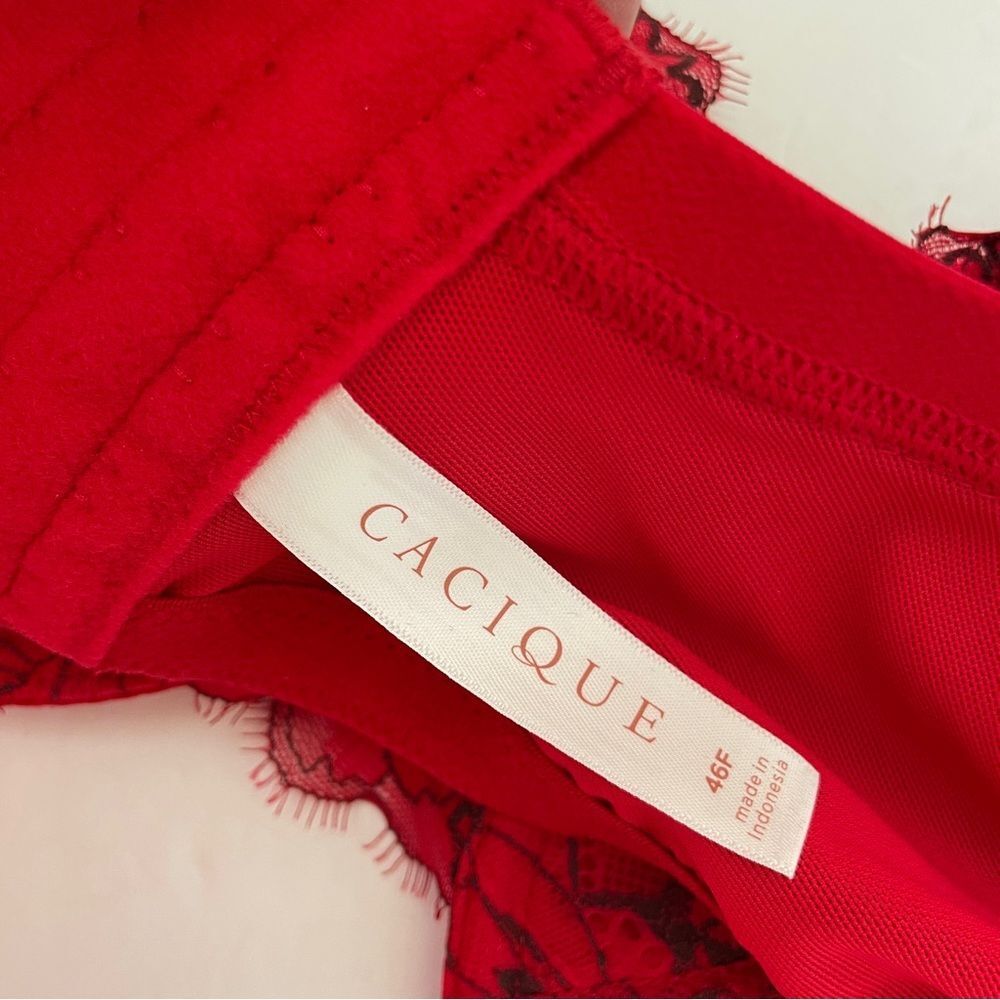 NEW WITH TAGS CACIQUE BRA IN RED - Picture 6 of 7